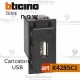 Presa caricatore USB bticino living now