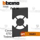 Cover nera bticino living now KG03