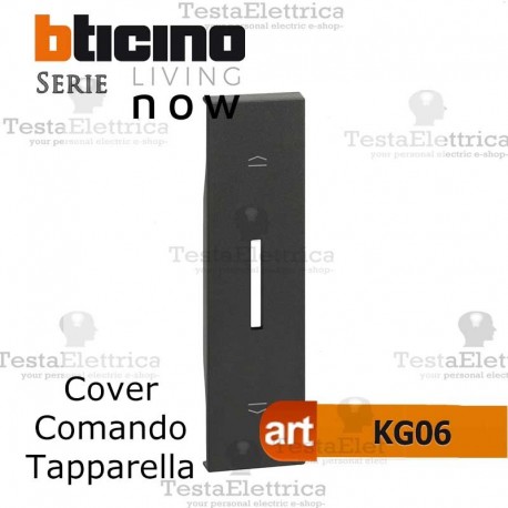 Cover nera per tapparelle bticino living now KG06