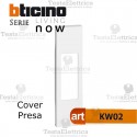 Cover bianca per prese standard Italia, pulsante a tirante, interruttore bipolare