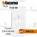 Cover bianca per presa USB doppia