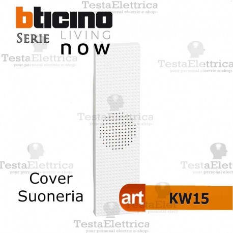 cover bianca per suoneria bticino living now