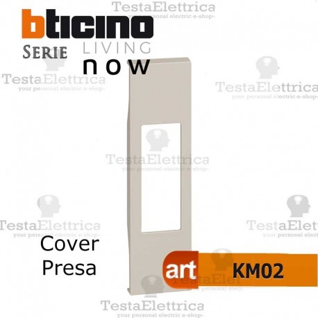 bticino KM02 cover sabbia presa standard living now