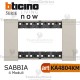bticino KA4804KM placca sabbia 4 moduli living now