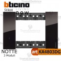 Placca Notte 3 moduli bticino living now