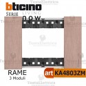 Placca Rame 3 moduli bticino living now
