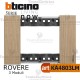 bticino KA4803LM placca rovere living now