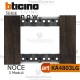bticino KA4803LG placca noce living now