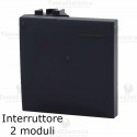 Interruttore 2M compatibile con serie Bticino LivingLight