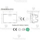 pulsante 3M compatibile bticino LivingLight